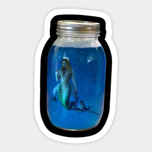 Mermaid in a Jar Sticker